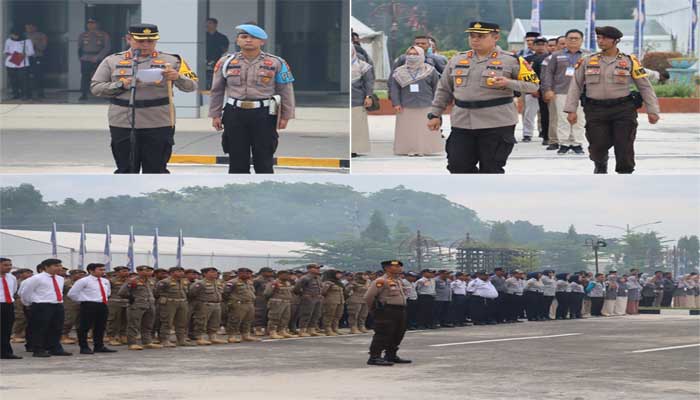 Amankan Pelaksanaan MTQ Ke-42 Provinsi Riau, Kapolres Dumai Pimpin Apel Gelar Pasukan