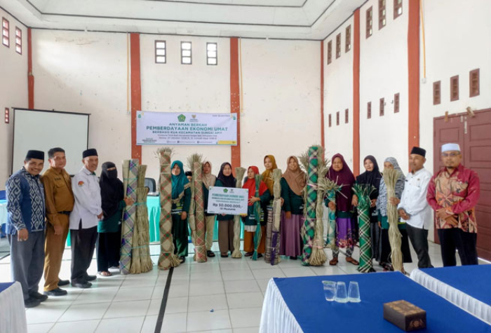 BAZNAS Siak dan Kemenag Siak Bersinergi Berdayakan Ekonomi Umat di Kampung Teluk Batil