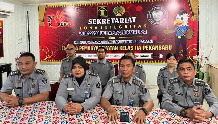 Lapas Kelas IIA Pekanbaru Ikuti Rapat Evaluasi Nasional, Komitmen Tingkatkan Kinerja Pemasyarakatan