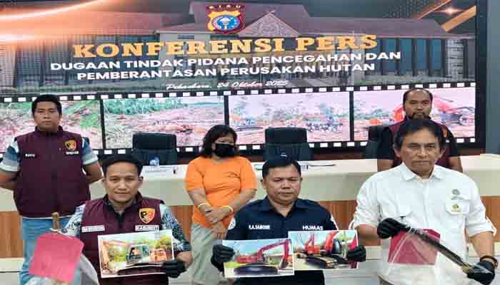 IRT Ditangkap karena Merambah 13 Hektare Kawasan Konservasi Giam Siak Kecil