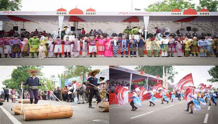 MTQ ke-43 Provinsi Riau Resmi Dibuka, Pawai Taaruf Warnai Awal Perhelatan