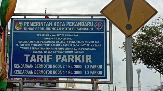 Tarif Parkir Pasar Tradisional di Pekanbaru Turun Jadi Rp1.000, Ini Penjelasan Disperindag Kota