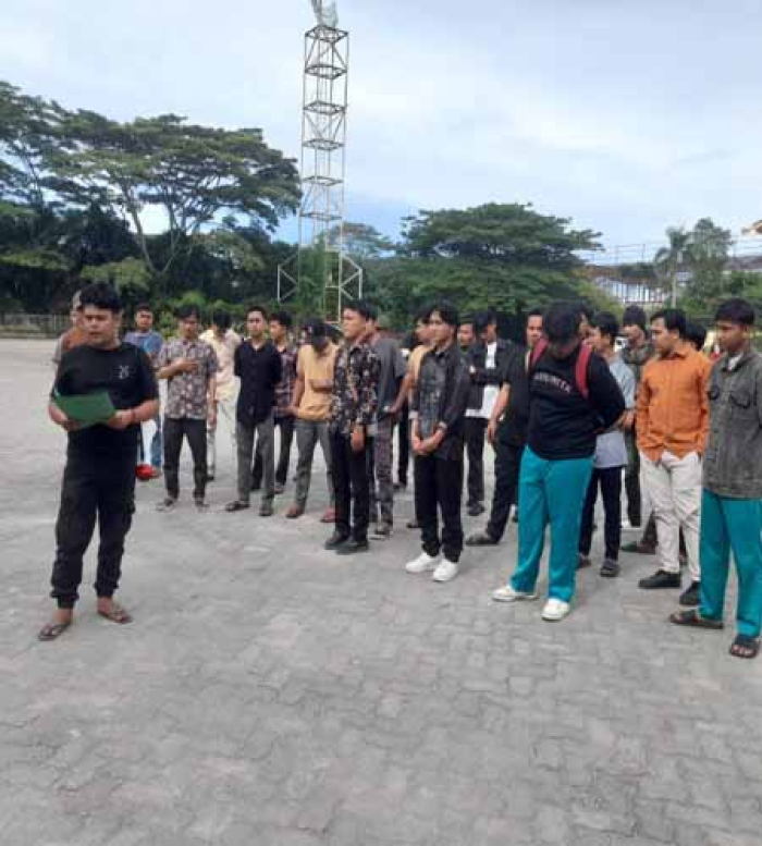 Aliansi Pemuda Mahasiswa Riau Bersatu Gelar Aksi Tuntut Audit PT PP Properti Tbk