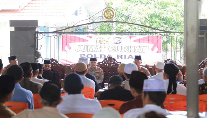 Sinergi Polri dan Masyarakat, Polda Riau Gelar Jumat Curhat di Bukit Raya