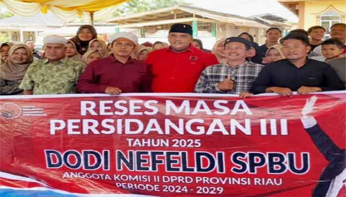 Anggota DPRD Riau Dodi Nefeldi Gelar Reses di Inhu, Bahas Aspirasi Warga dan Infrastruktur