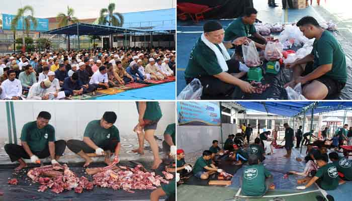 Idul Adha di Lapas Pekanbaru, Momentum Ibadah dan Kepedulian Sosial