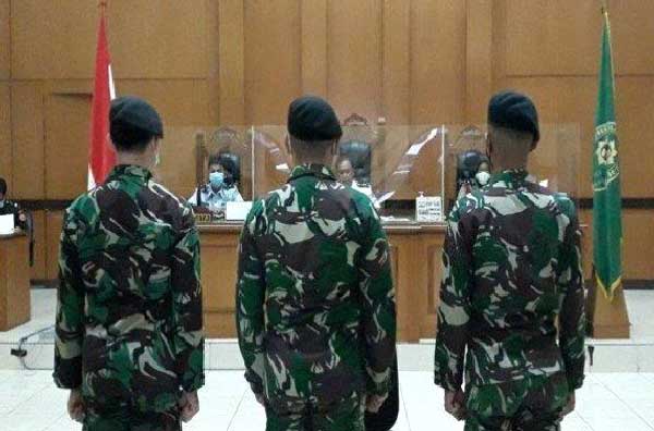 Tiga Oknum Anggota TNI AD Tewaskan 2 Warga Nagreg Bandung Jalani Proses Hukum