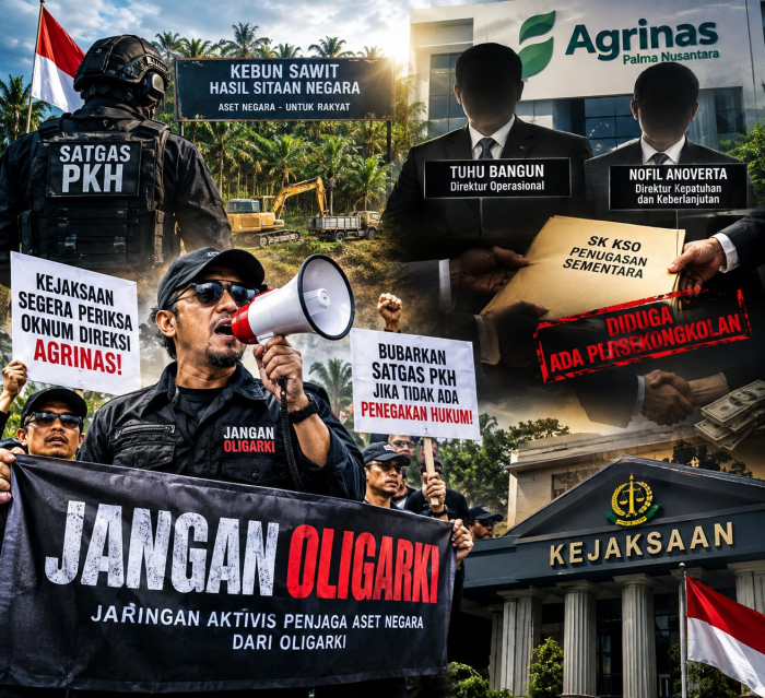 KSO Kebun Sitaan Satgas PKH Disorot, Aktivis Desak Kejaksaan Periksa Direksi Agrinas