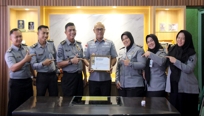 Lapas Pekanbaru Raih Penghargaan IKPA Terbaik dari KPPN