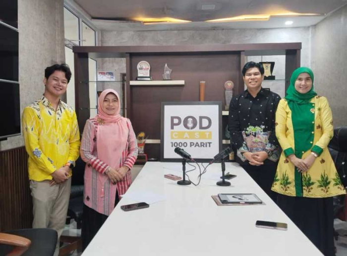 Dekranasda Inhil Promosikan Kerajinan di Tingkat Nasional dan Internasional Lewat Podcast 1000 Parit