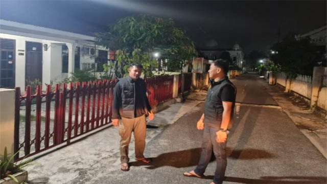 Ditinggal Pemudik, Polisi Rutin Patroli Rumah Kosong di Pekanbaru  