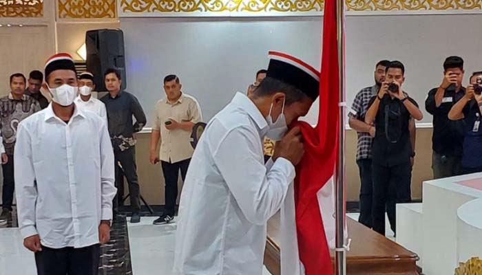34 Warga Eks Simpatisan Anshor Daulah di Riau Ikrar Setia kepada NKRI