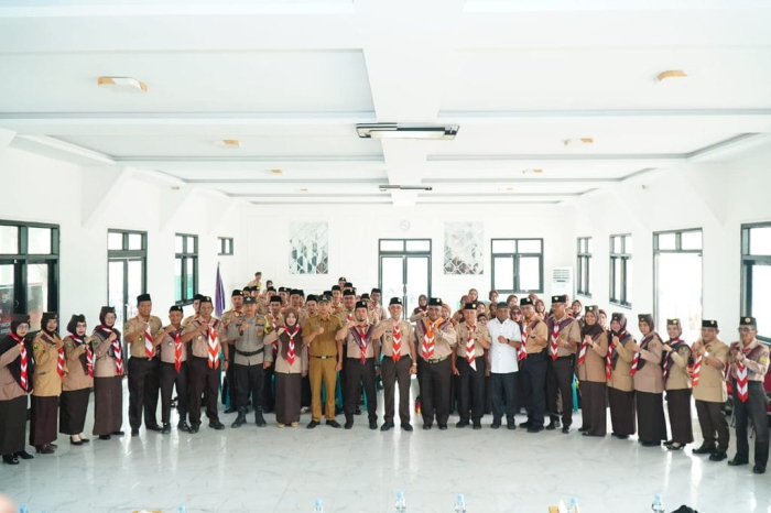Bupati Inhil Dorong Pembina Pramuka Saling Belajar dan Berbagi Pengalaman