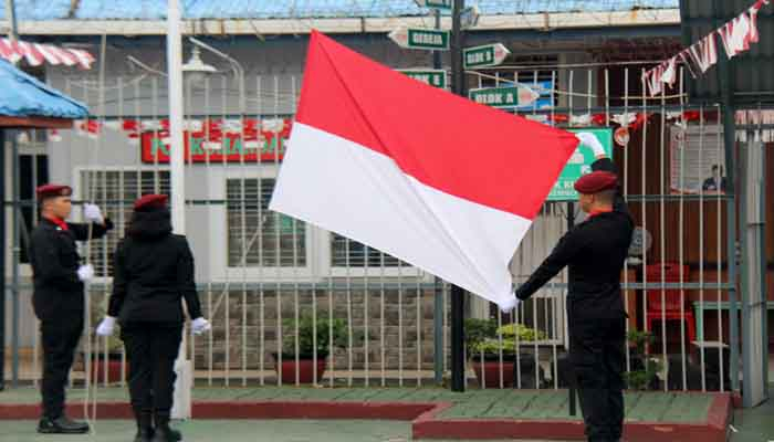  Lapas Pekanbaru Gelar Upacara Peringatan HUT ke-80 RI