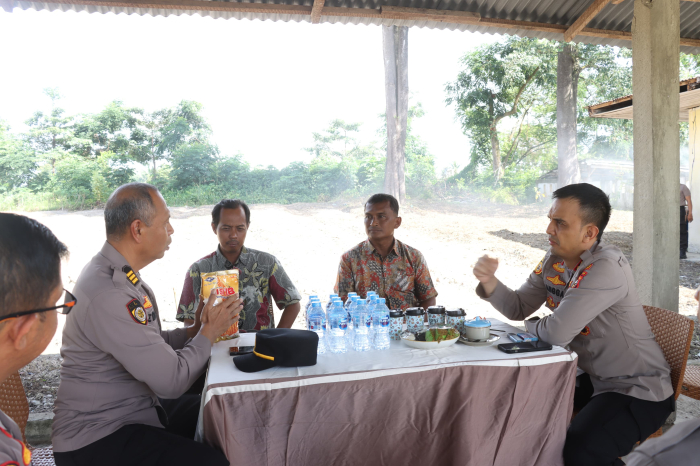 Kapolres Dumai Tinjau Lahan Persiapan Penanaman Jagung Serentak