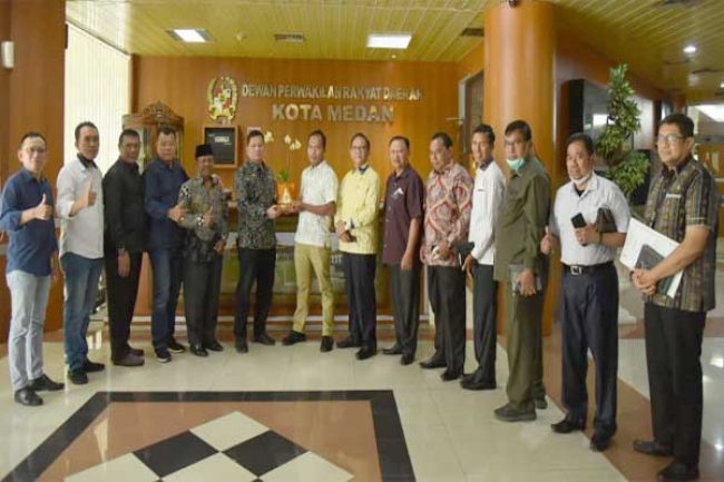 Pansus Perubahan Tatib DPRD Bengkalis Sharing Koordinasi Bersama Dewan Kota Medan